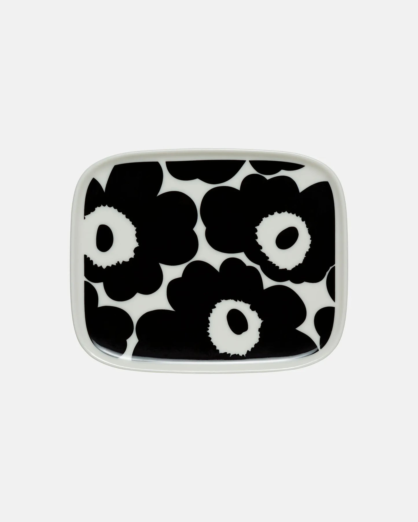 Marimekko Oiva / Unikko Platte /Plate 15x12 cm