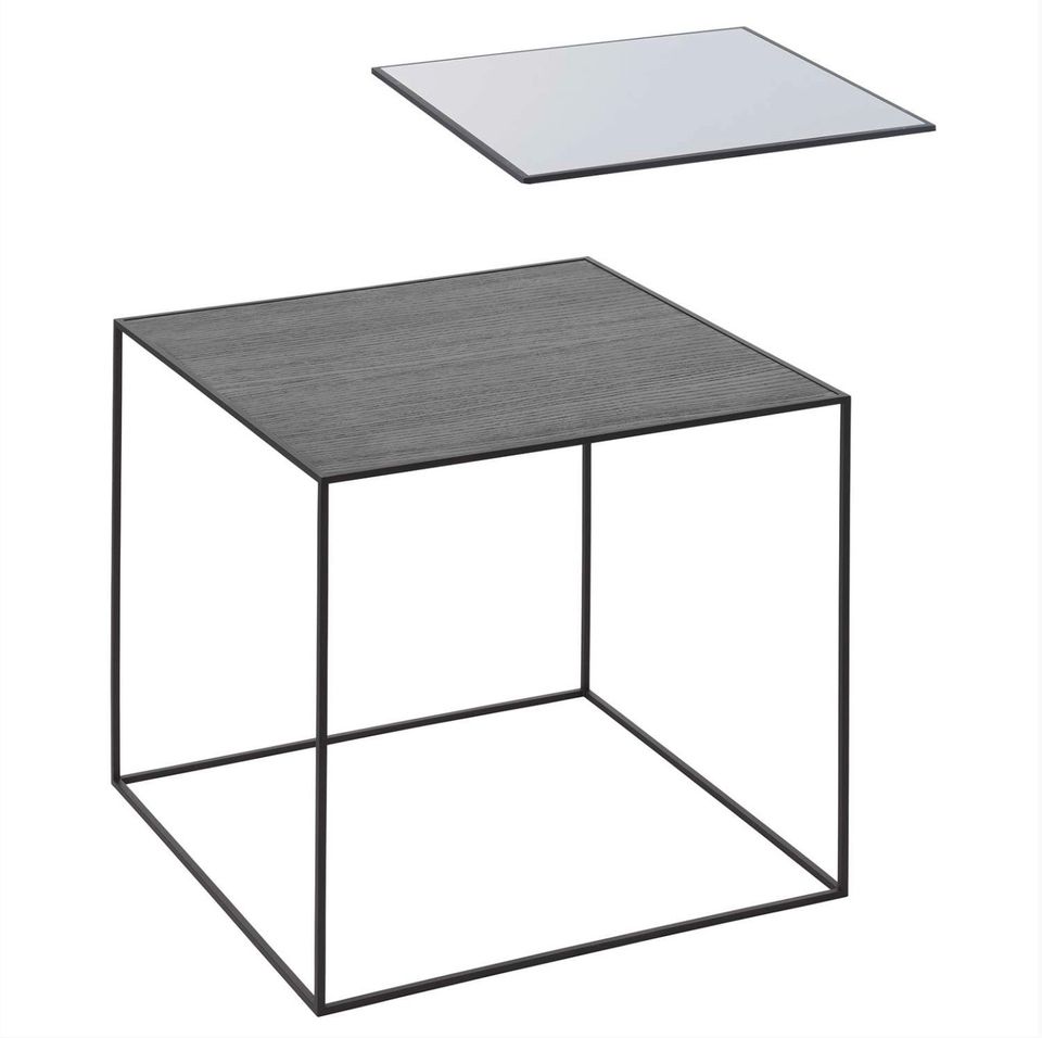 Audo - By lassen twin Tisch 42 cm Esche schwarz / cool grey