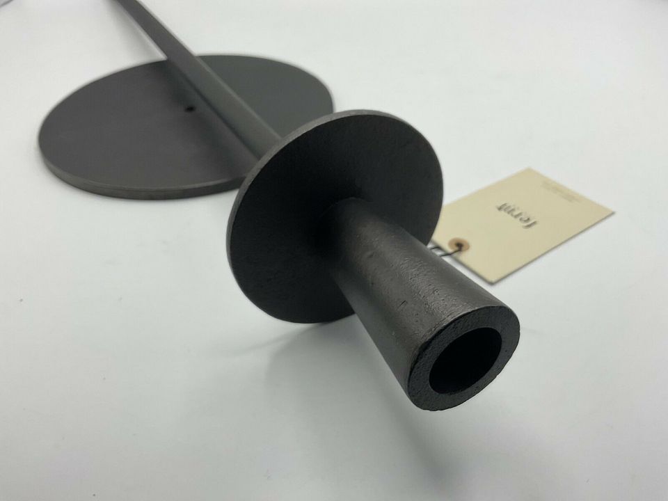 Ferm living Hoy Casted Candle Holder - schwarz - medium