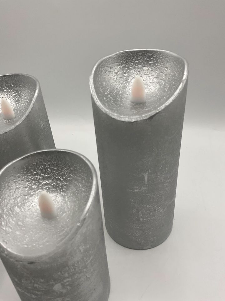 Sompex shine 4er Set silber mit Fernbedienung