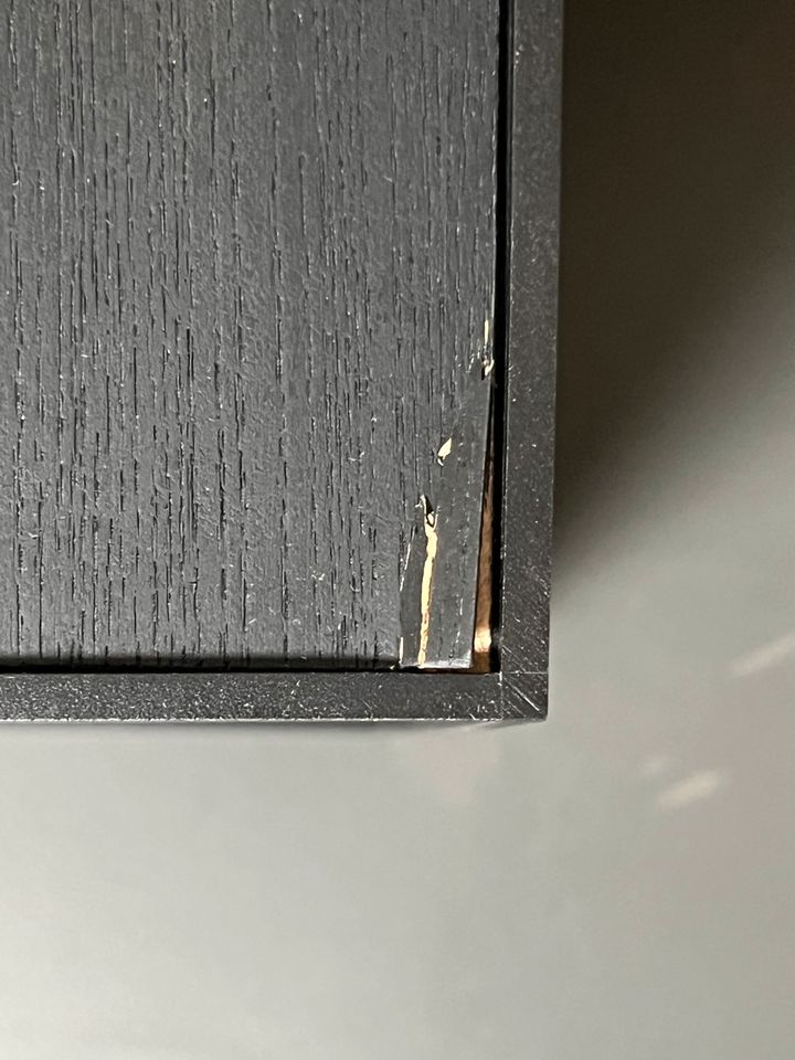 Audo - By lassen - Frame 70 mit 2 Schubladen + 1 Boden black ash