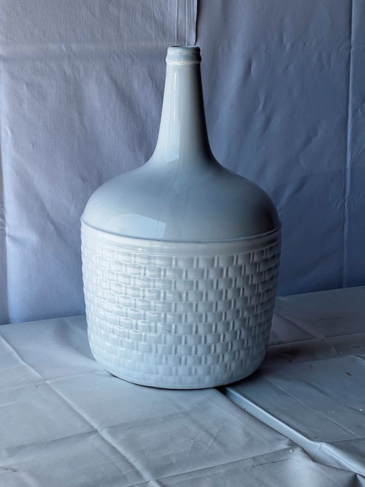 Bloomingville Gatherings Vase White Steingut 30x48