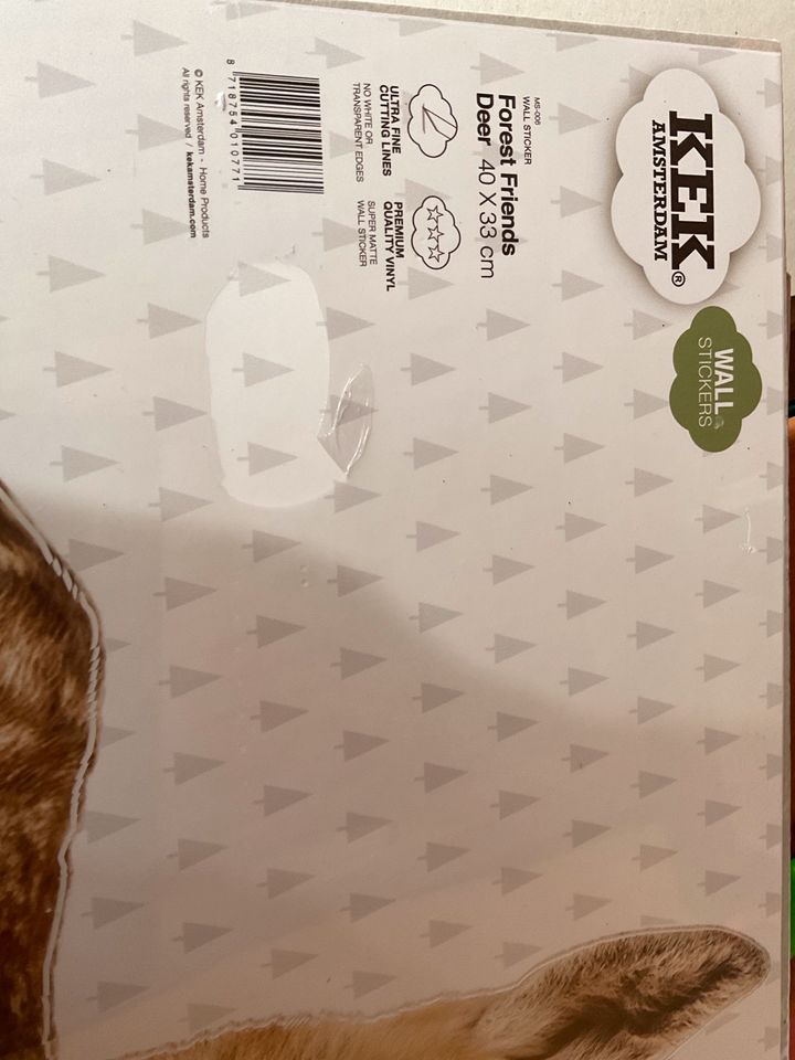 KEK Amsterdam Wandsticker Reh