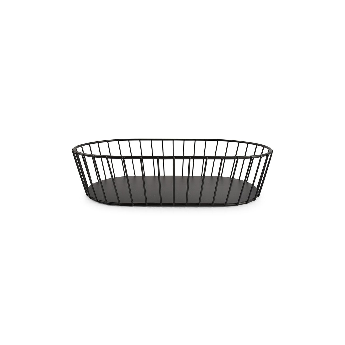 ONA Drahtkorb 29x16xH7cm schwarz Cesta