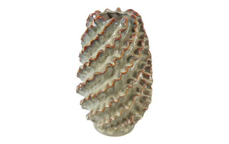 Vase rd Rufa M grün-23,5x23,5x37,5CM