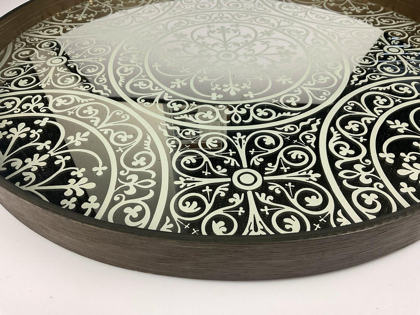 Ethnicraft Notre Monde Tablett Morrocan Frost Größe L 61x61 x4 cm