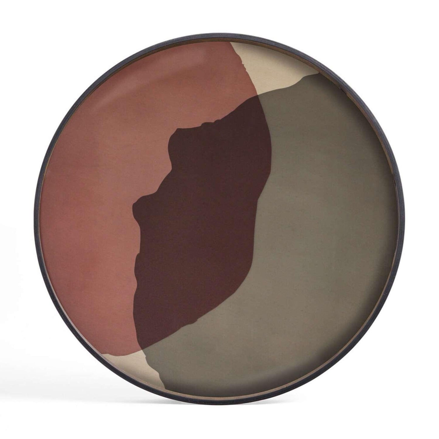 Ethnicraft Notre Monde Tablett XL Pinot Combi Dots Glas