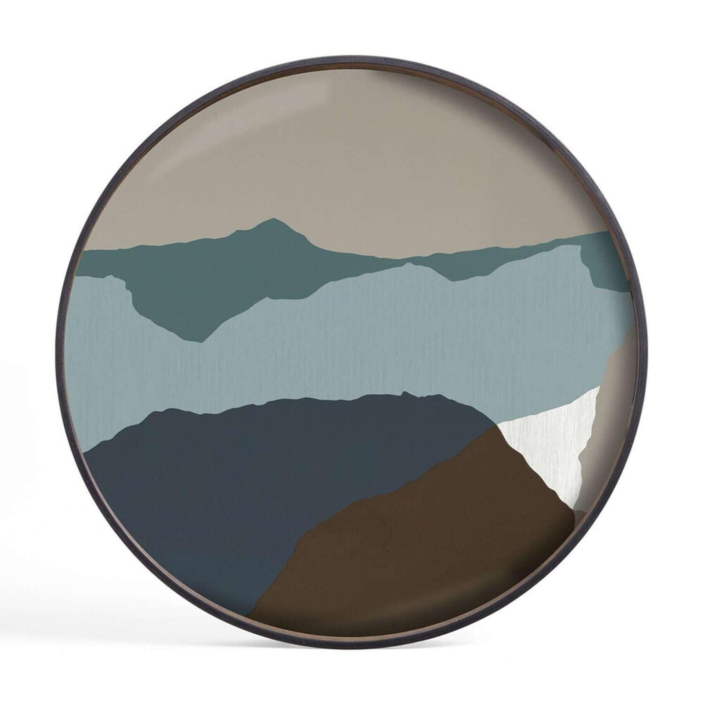 Ethnicraft Tablett Notre Monde XL Tablett Graph Wabi Sabi Glas