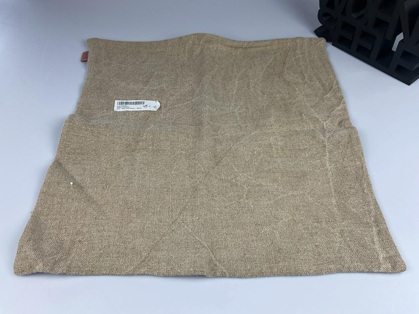 Ferm living Heavy linen Kissenhülle 45 x 45 cm Natural
