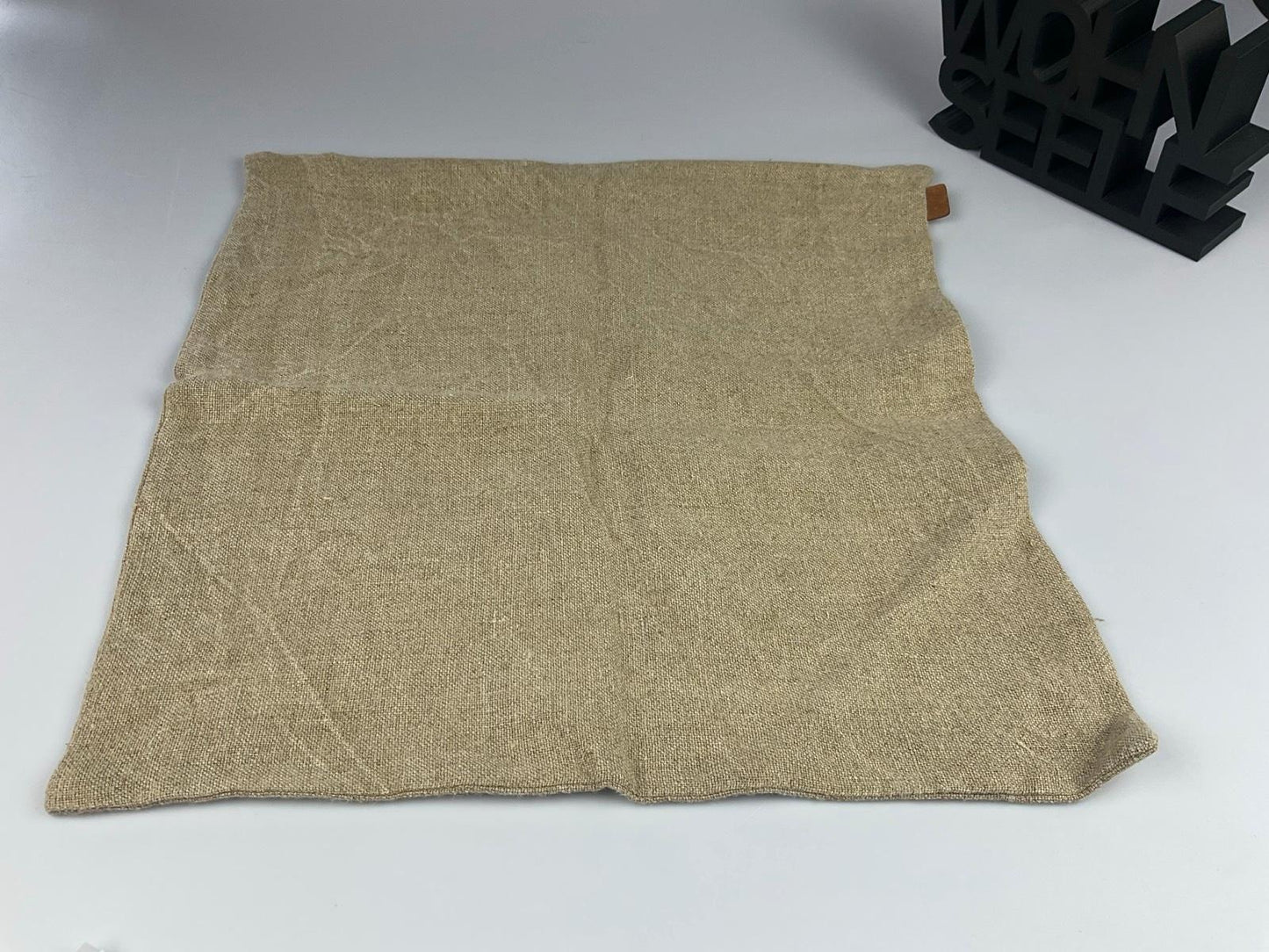 Ferm living Heavy linen Kissenhülle 45 x 45 cm Natural