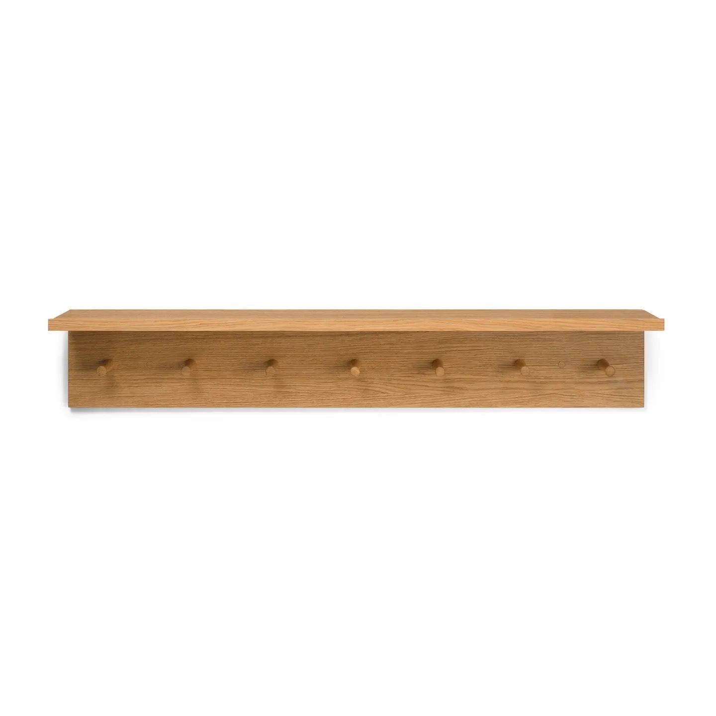 Ferm living Place Rack Hakenleiste Wandregal oiled oak large