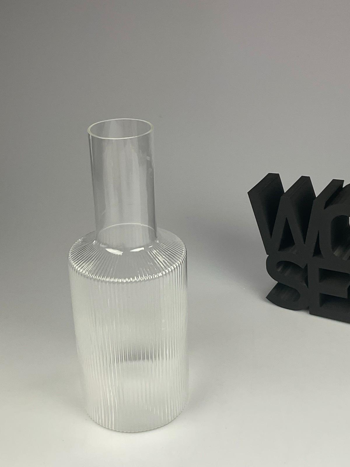 Ferm living Ripple Caraffe Clear 1 liter