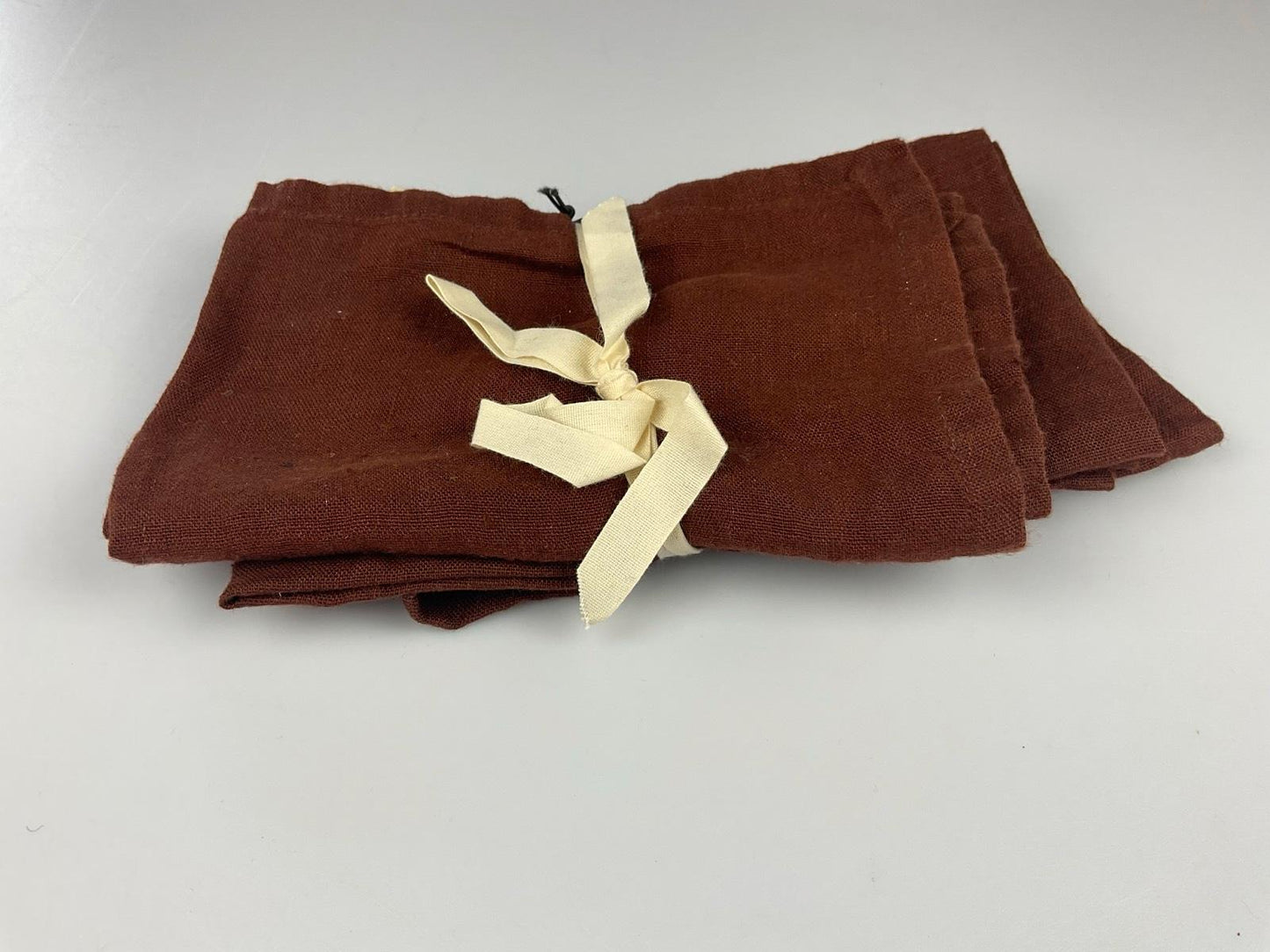 Ferm living Servietten Linen Napkin 3 Stück Farbe Cinnamon 50x 40