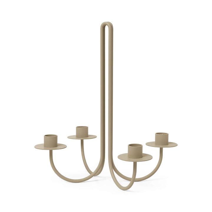 Ferm living Sway Candlebra cashmere