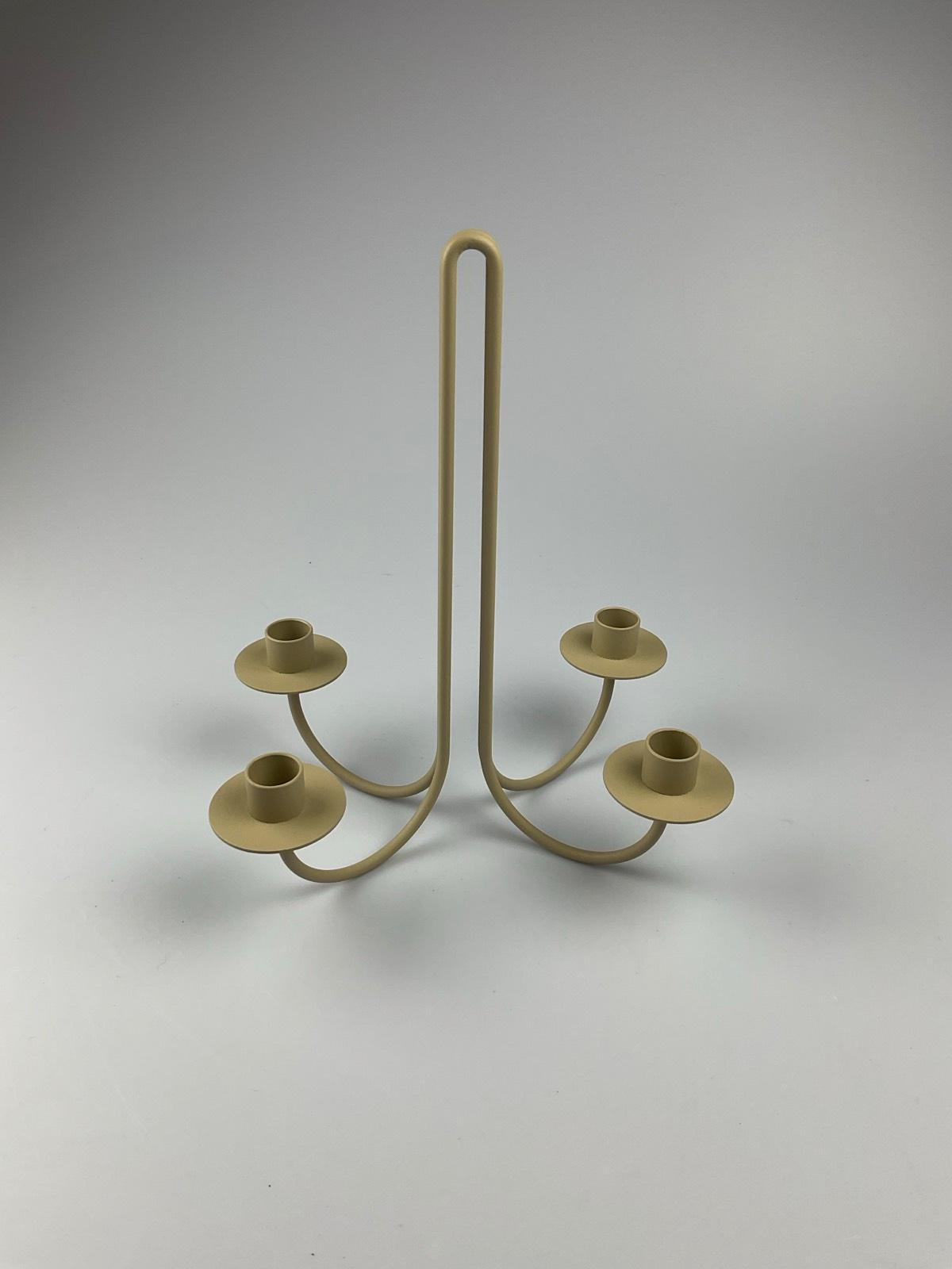 Ferm living Sway Candlebra cashmere
