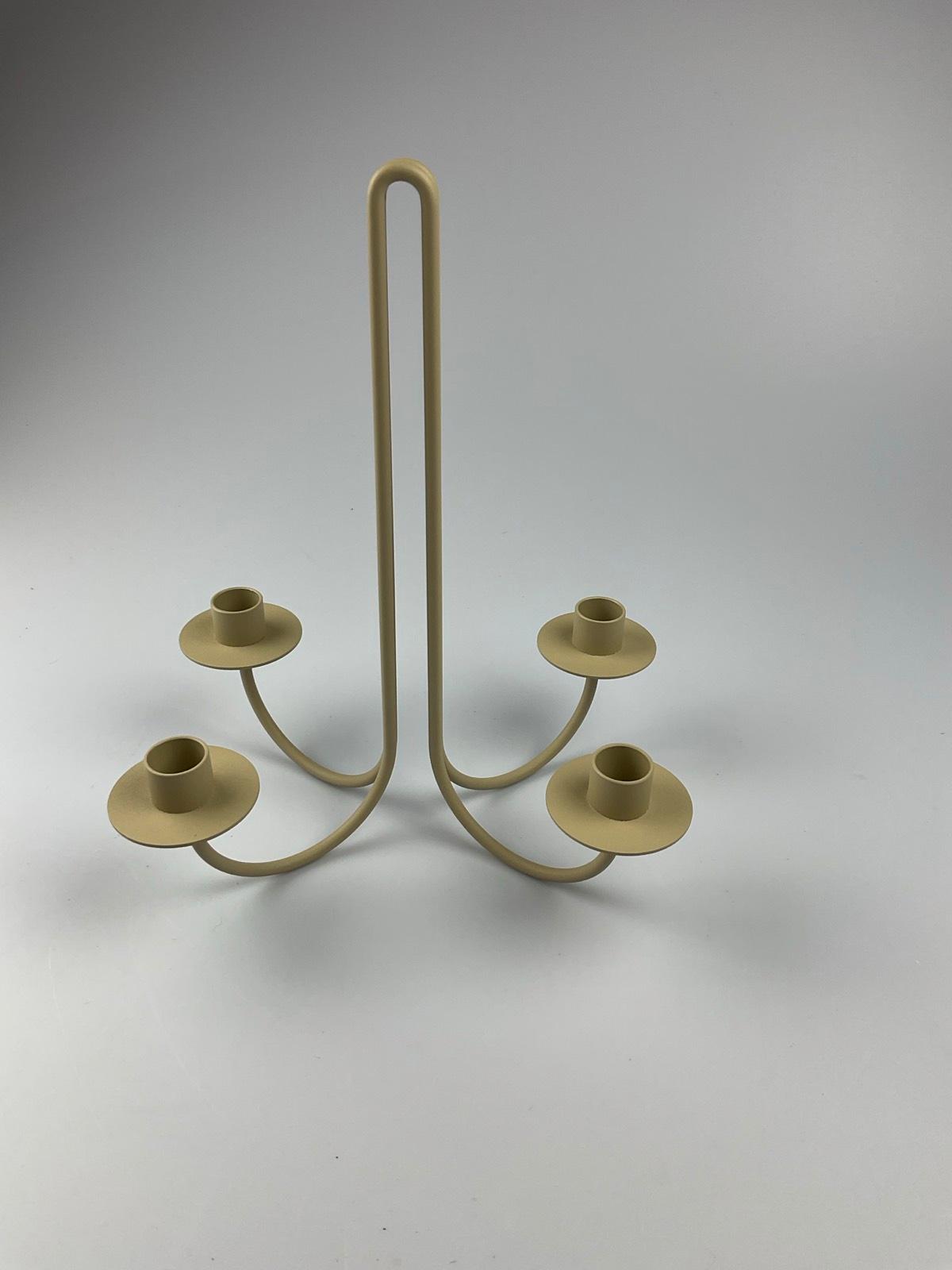 Ferm living Sway Candlebra cashmere