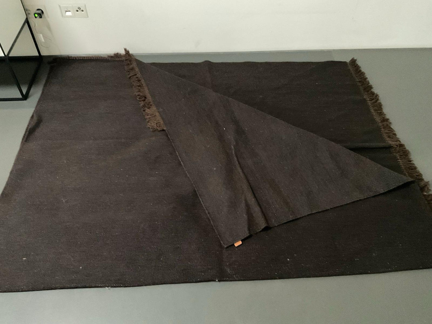Ferm living Teppich vermutlich HEM ca. 200 cm x 300 cm dunkelbrau