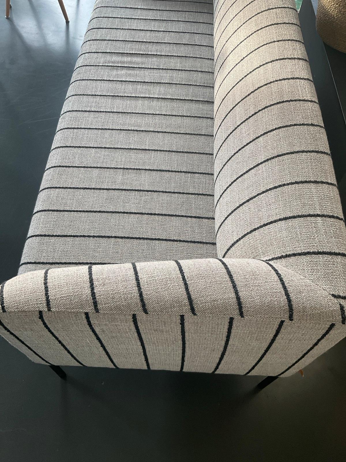 Ferm living Turn Sofa 2 Sitzer Pasadena sand/black