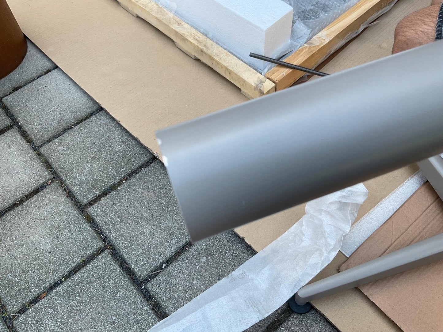 Fiam Vega Klapptisch taupe 70 x 67 x 67