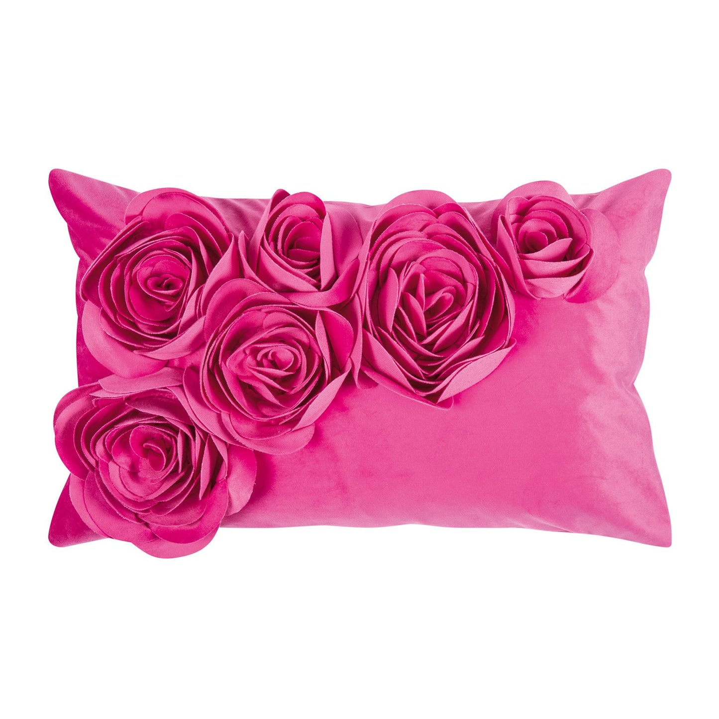 Pad Kissenhülle Floral 30x50cm hot pink