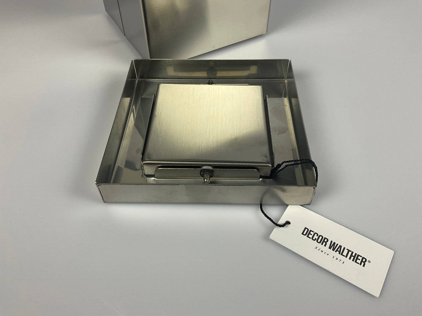 Decor Walther Tischpapierkorb Edelstahl matt DW 1130