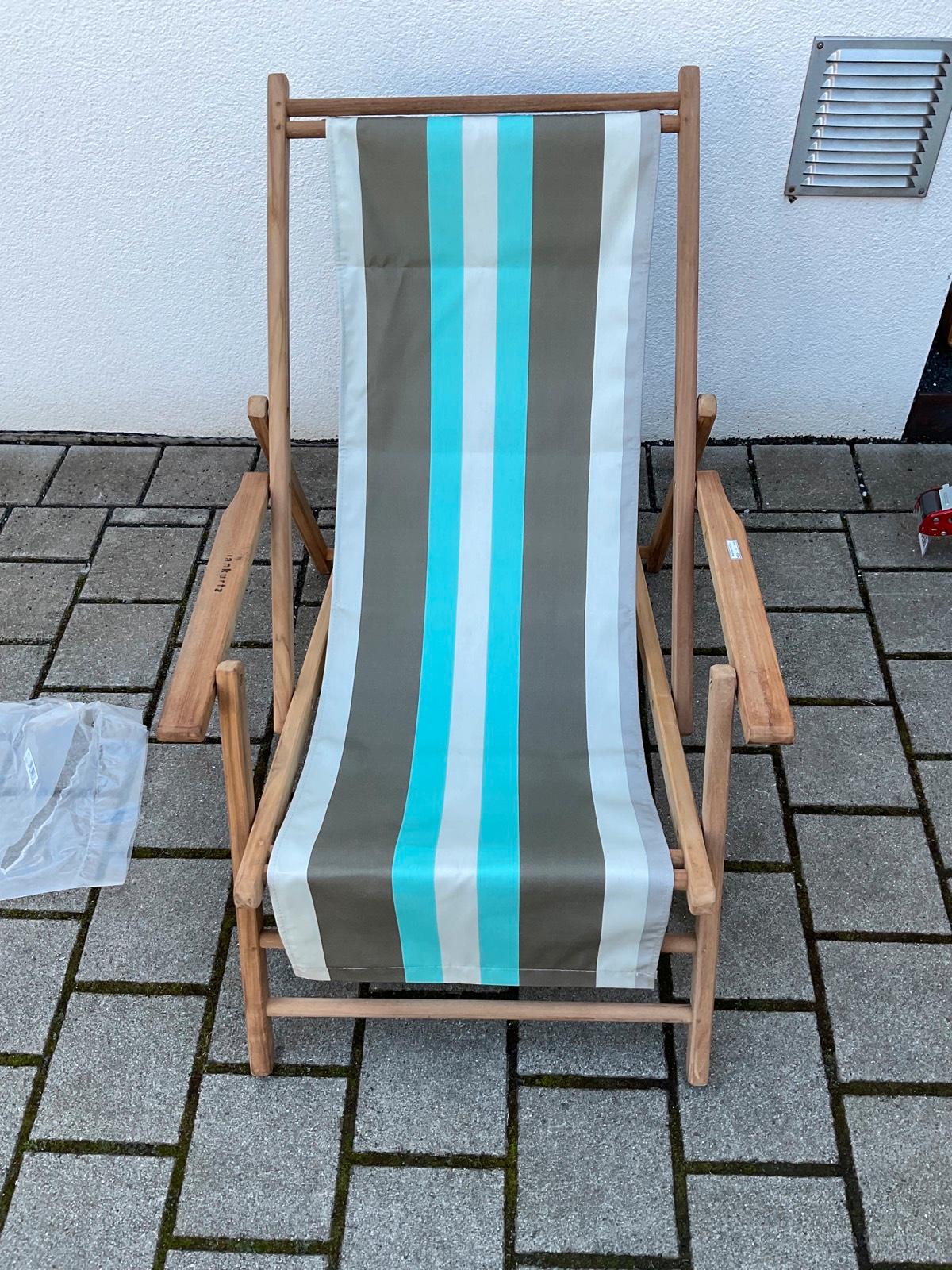 Jan Kurtz Liegestuhl Maxx gestreift