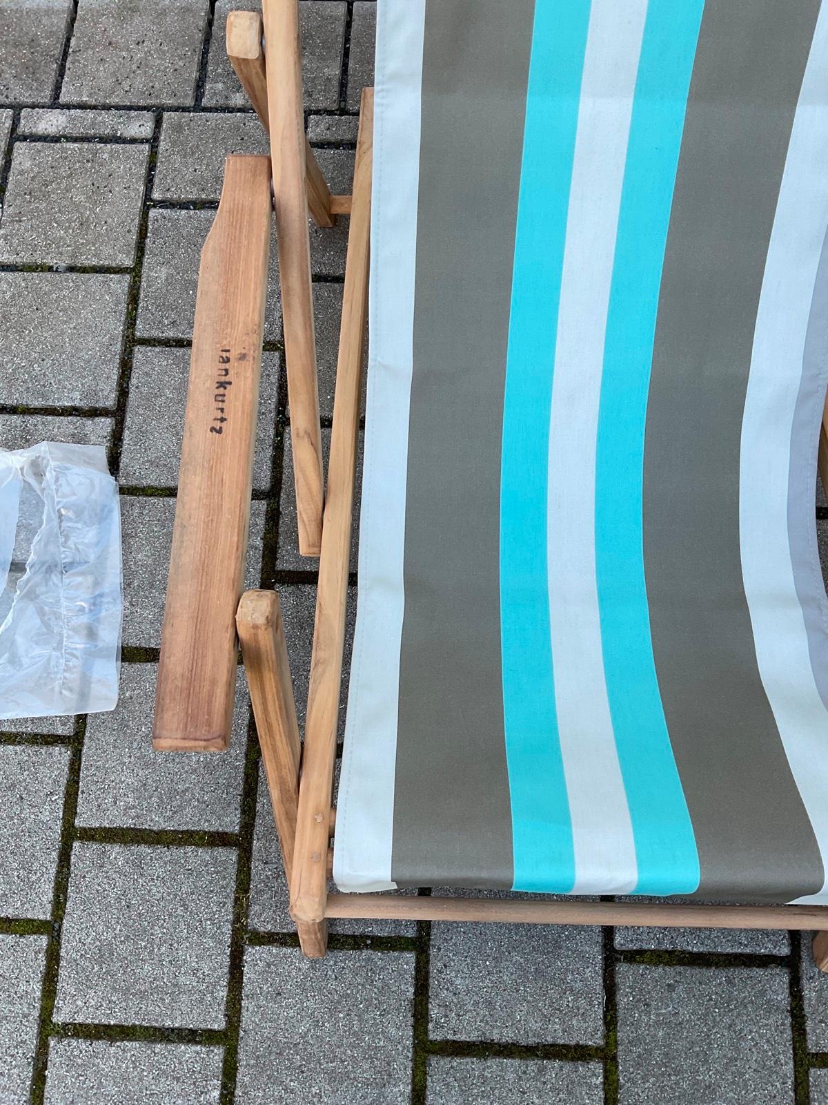 Jan Kurtz Liegestuhl Maxx gestreift