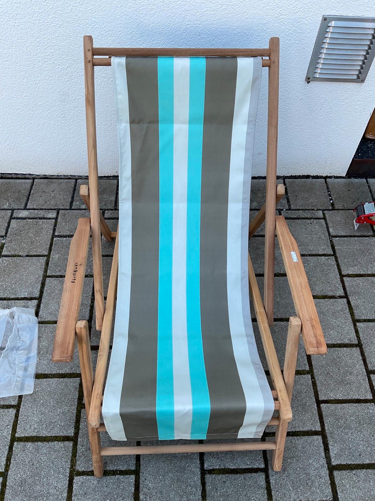 Jan Kurtz Liegestuhl Maxx gestreift