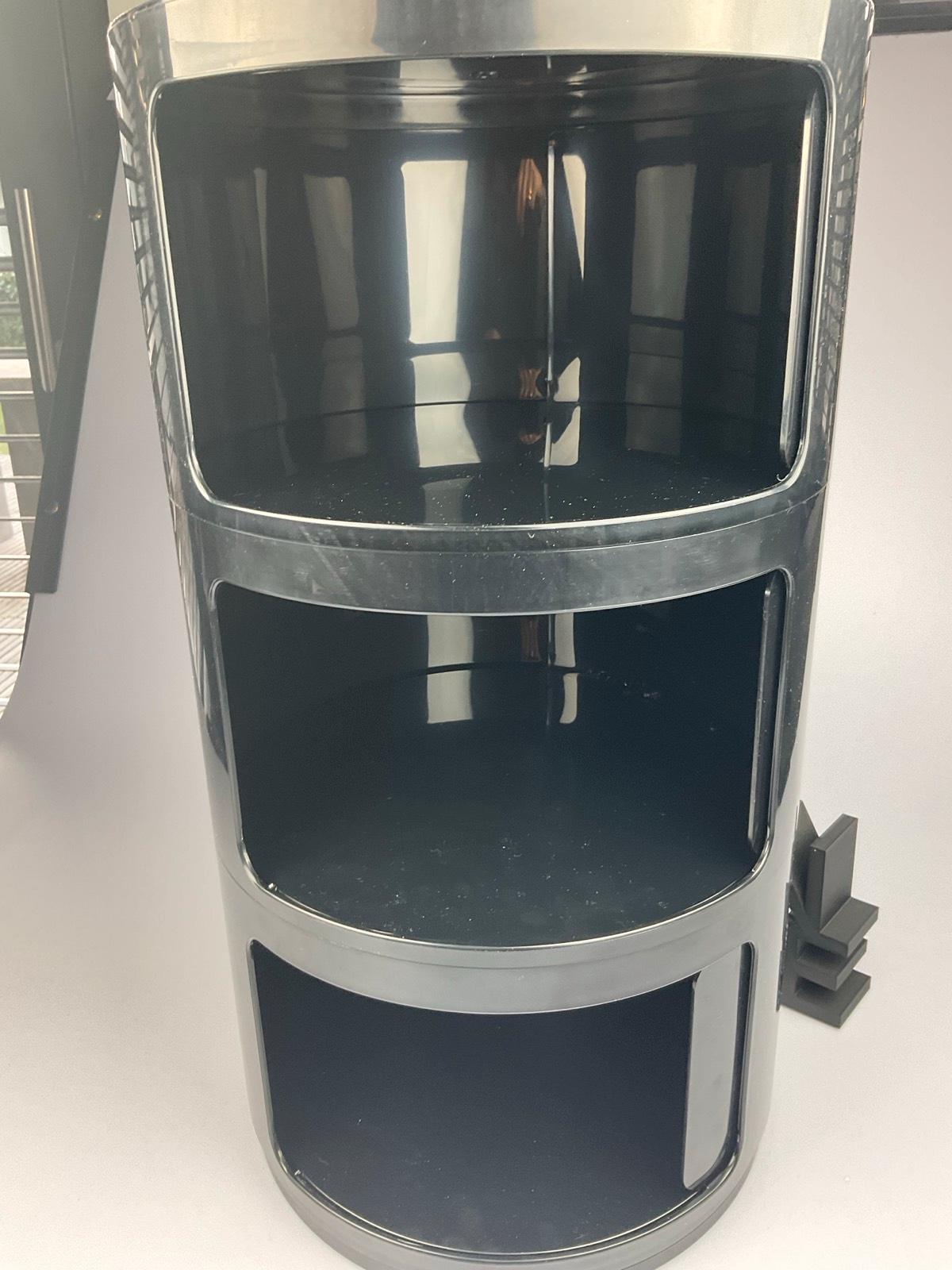 Kartell Componibili schwarz 3 er