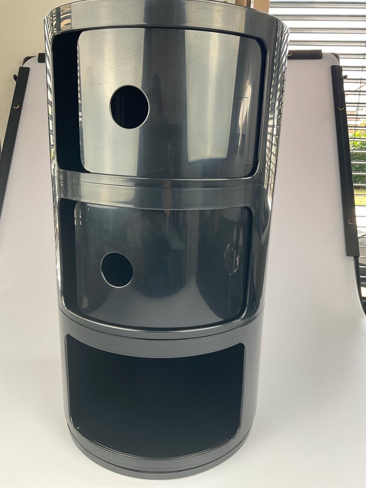 Kartell Componibilli schwarz 3 er