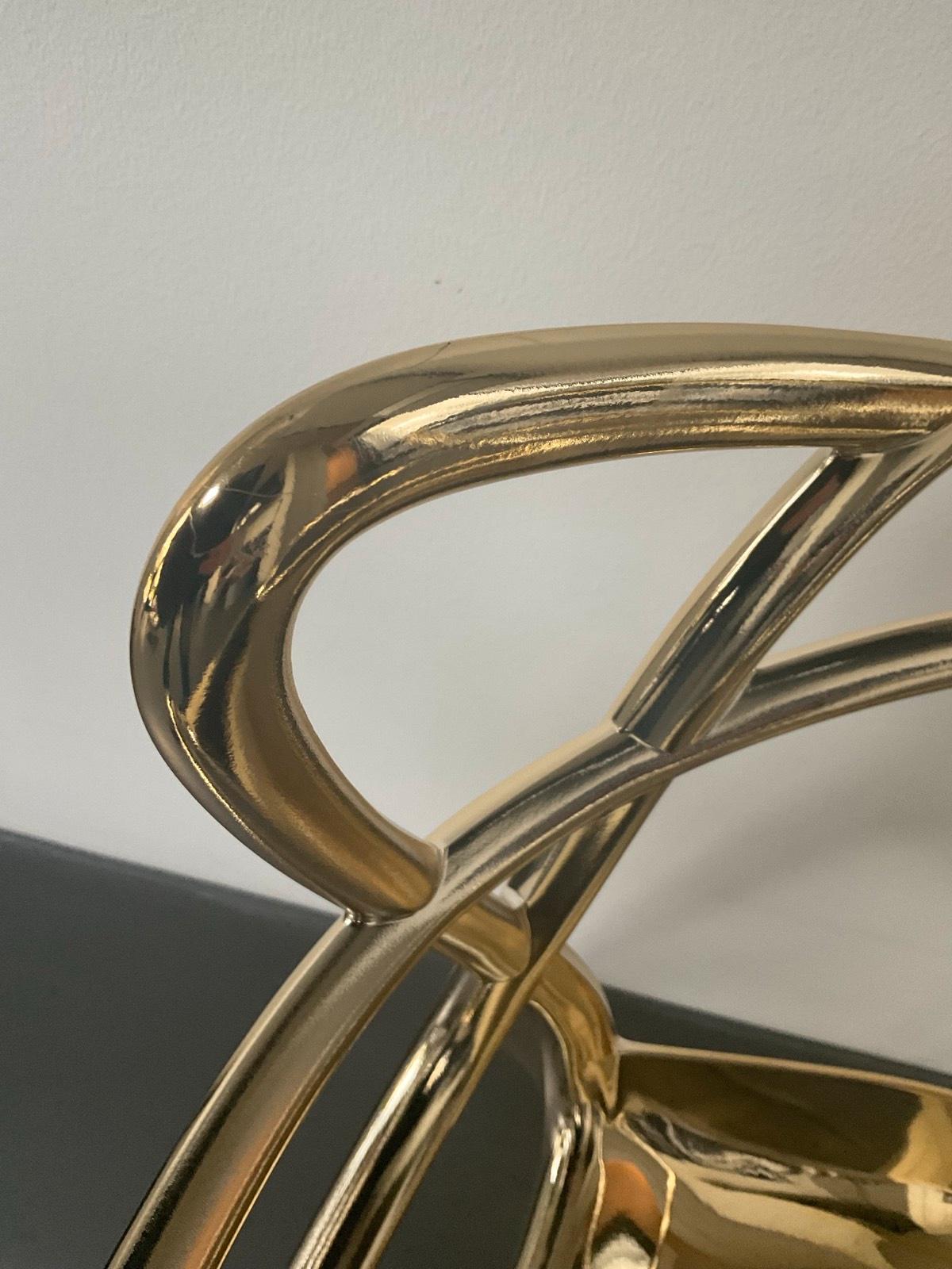 Kartell Masters Sedia Metalli Gold