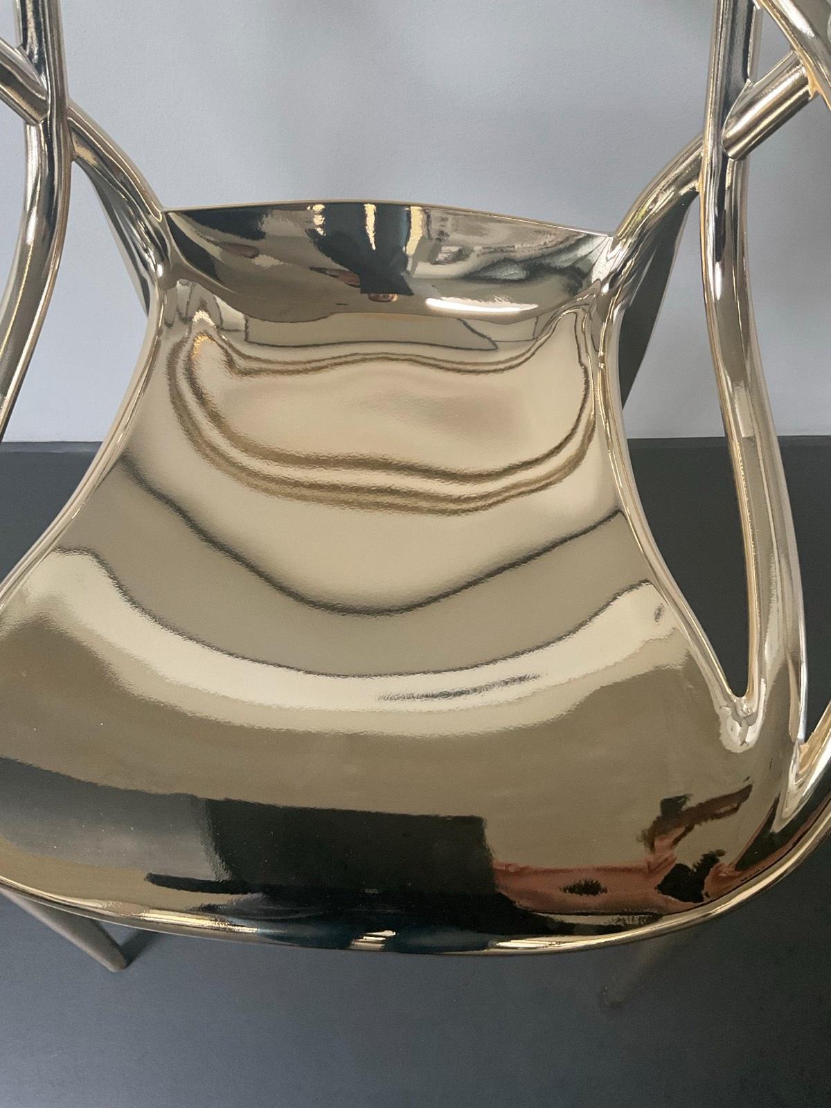 Kartell Masters Sedia Metalli Gold