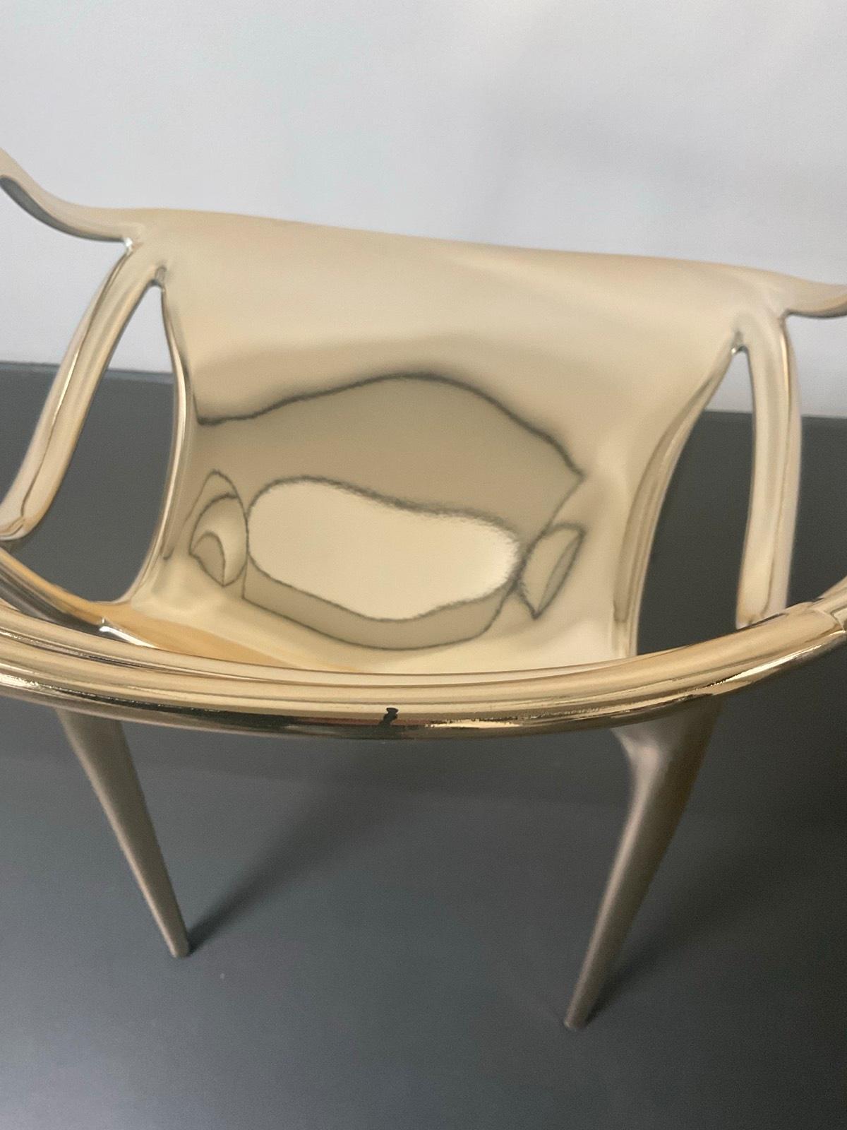 Kartell Masters Sedia Metalli Gold