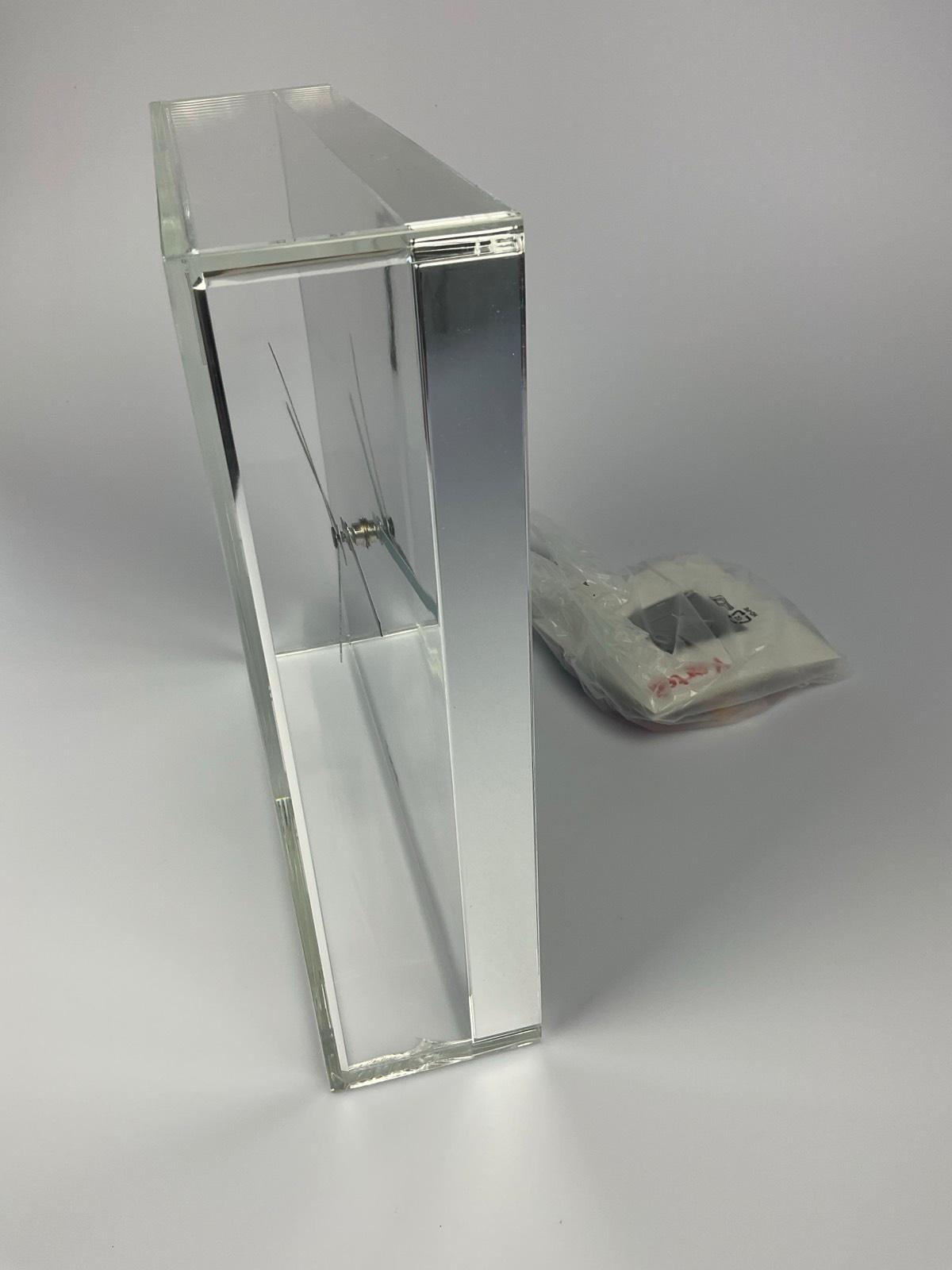 Kartell Tic Tac Uhr chrom