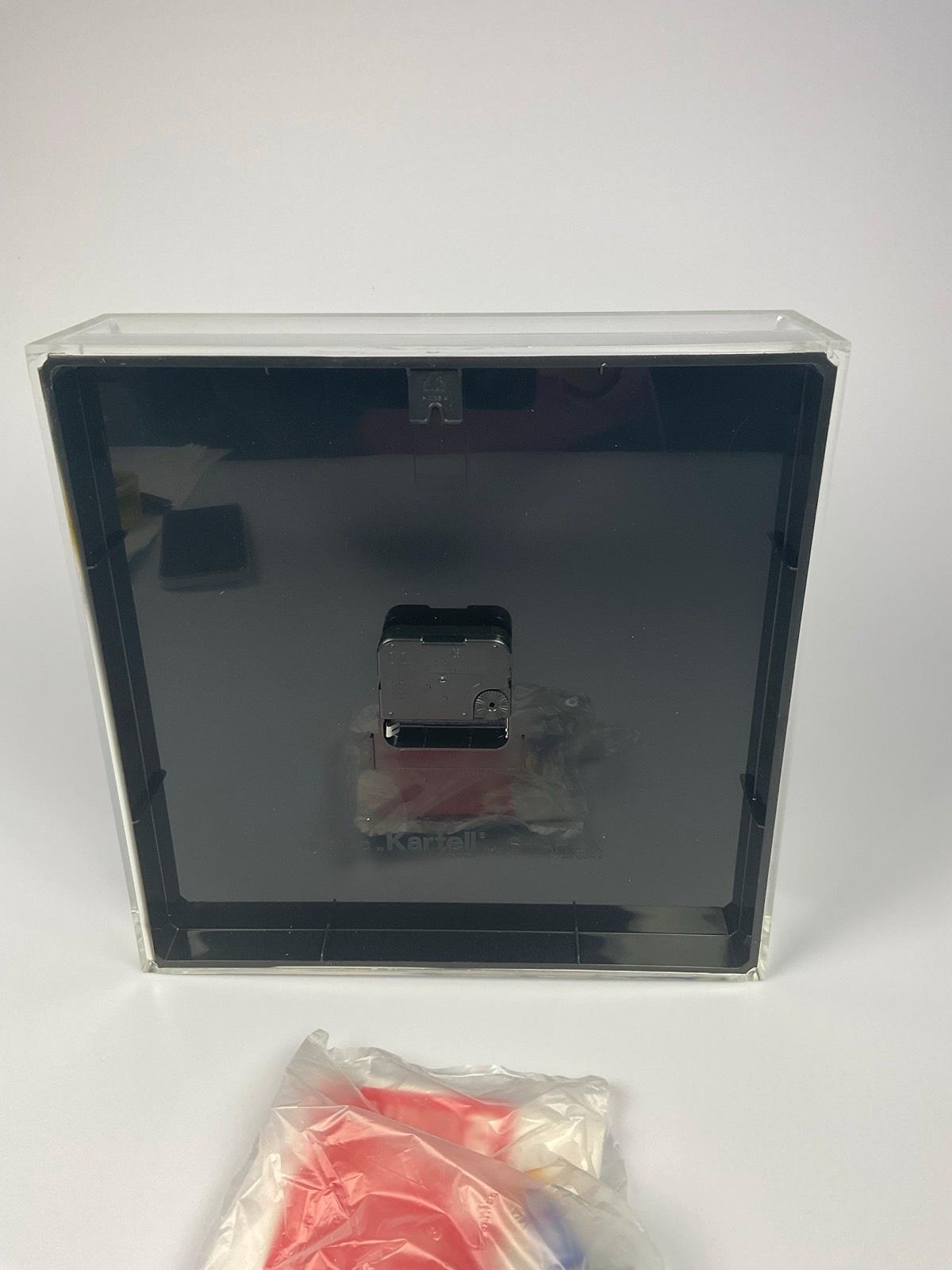 Kartell Tic Tac Uhr chrom