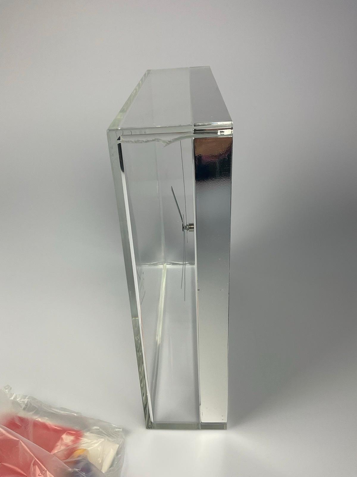 Kartell Tic Tac Uhr chrom