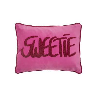 PAD LETTERS Kissenhülle SWEETIE-pink, 30 x 40 cm
