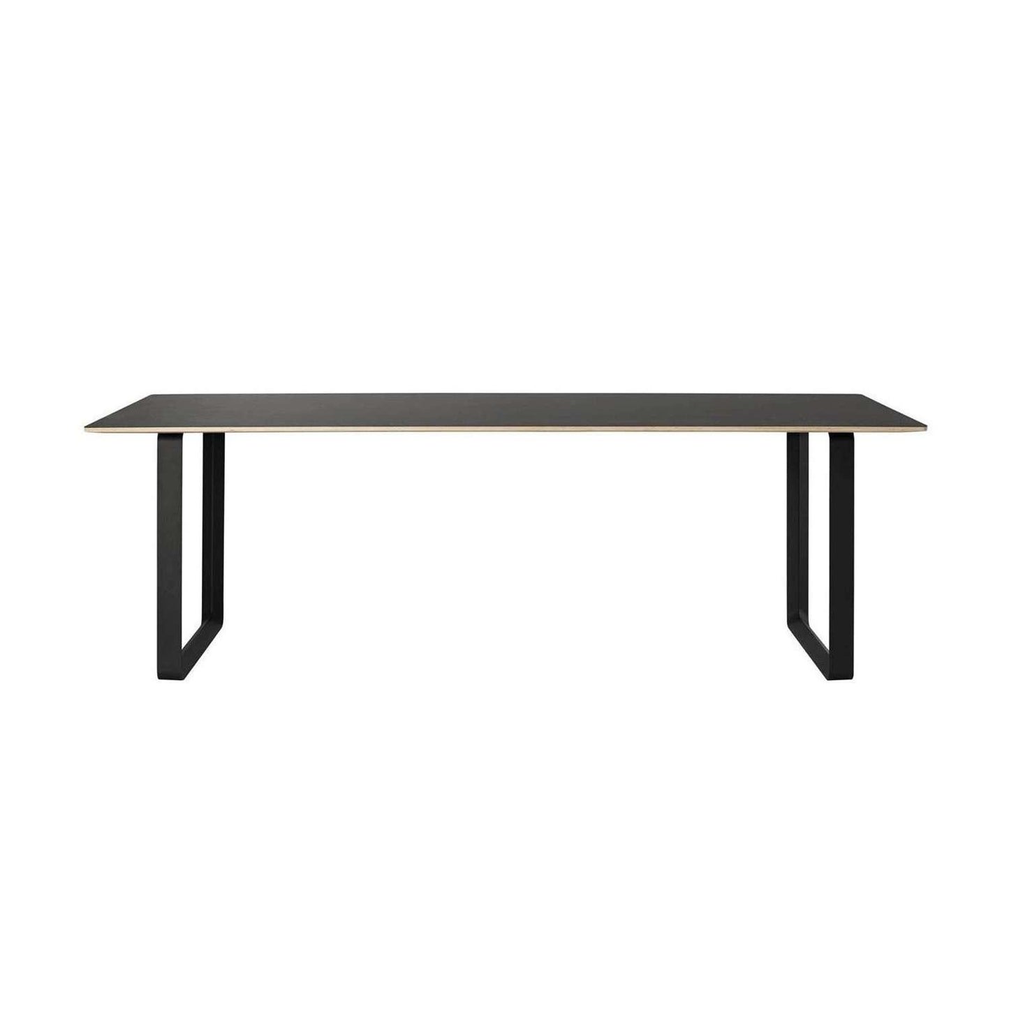 Muuto 70/70 Table 225x90cm black plywood Block