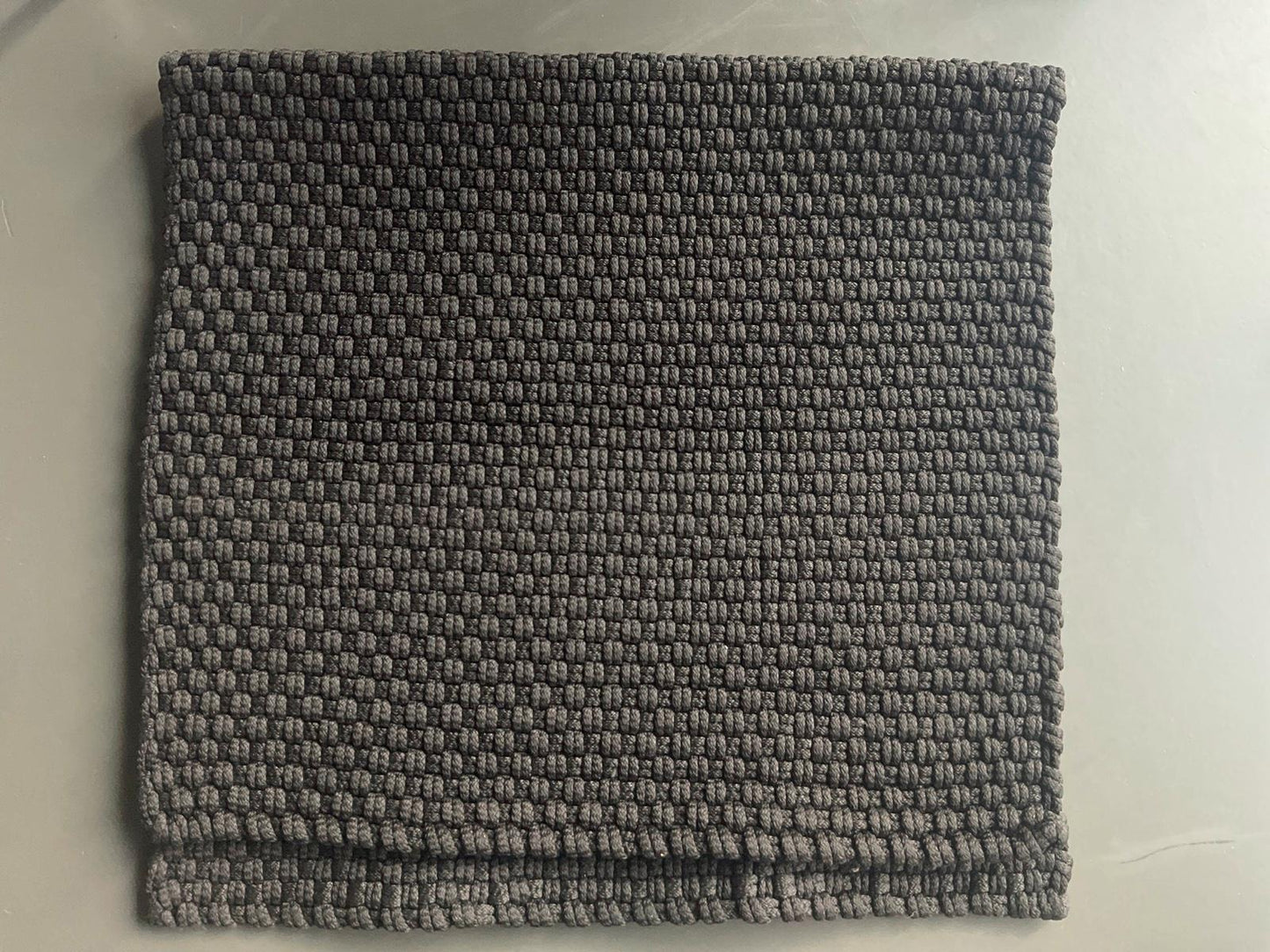 Pad - Teppich Bad und outdoor schwarz 126 x 70 cm