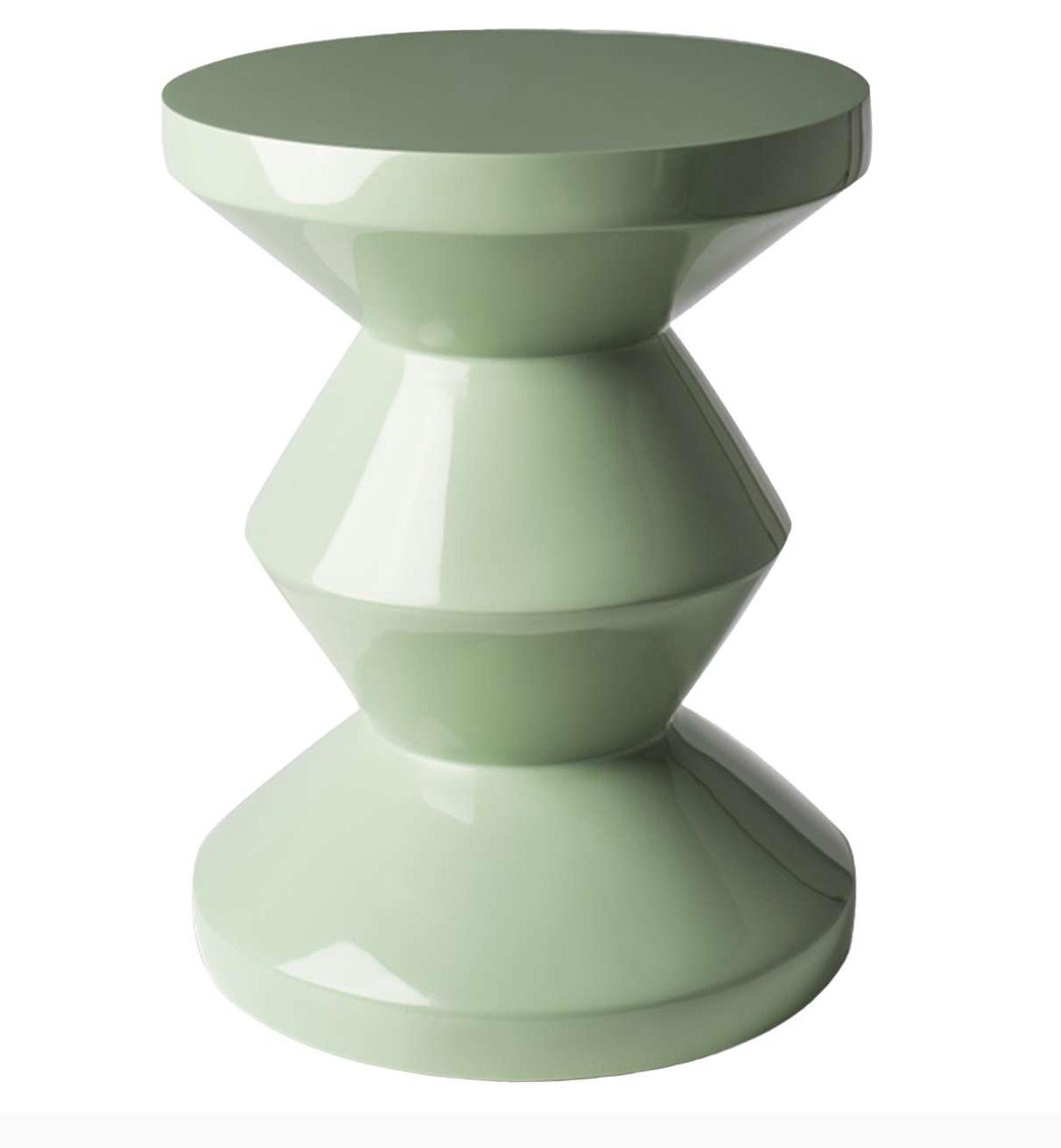 Pols Potten Zig Zag Hocker olivgrün