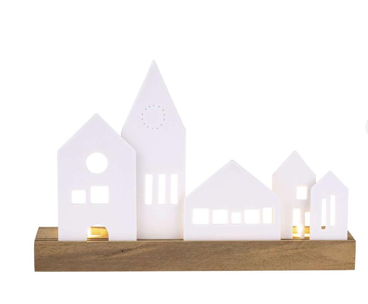 Räder Lichtobjekt Stadt