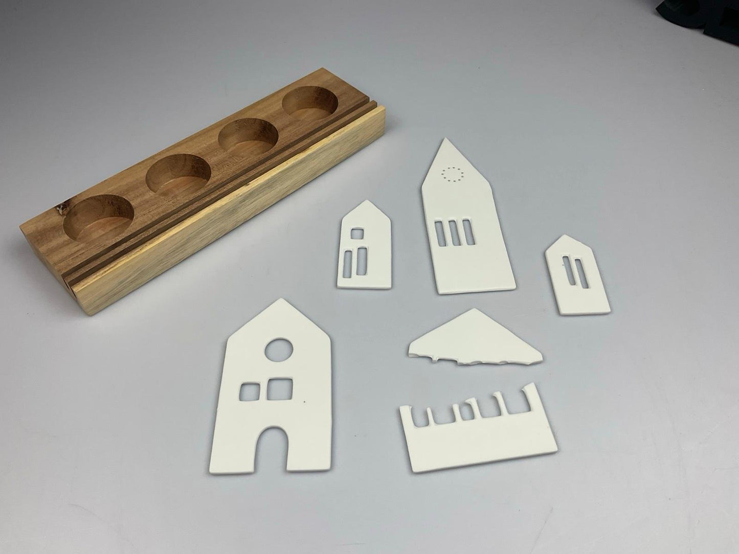 Räder Lichtobjekt Stadt