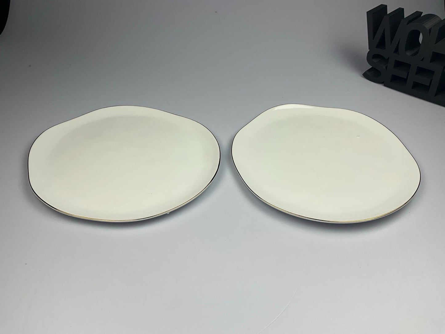 Räder Teller Mix + Match Teller mit Goldrand groß 27, 5 cm