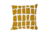 Stoff Kissen "Lumbo" L=45 cm H=45 cm honig-gelb