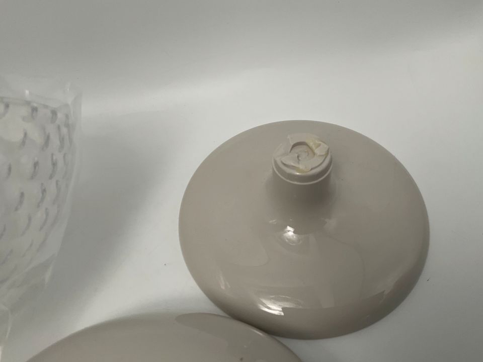 Kartell Pumo Aufbewahrungsglas weiß/transparent
