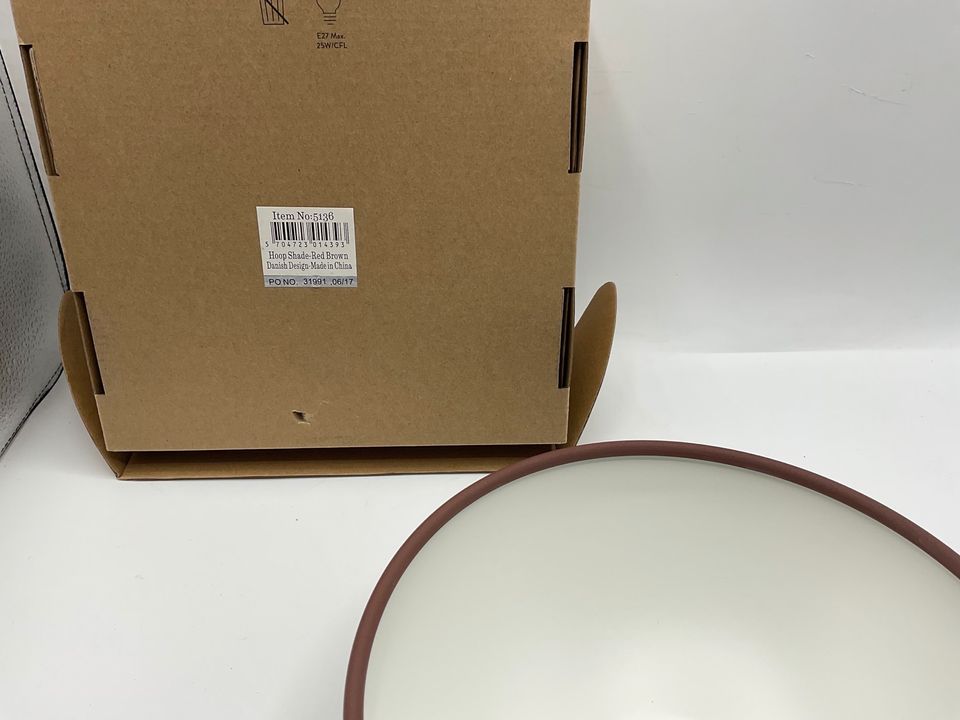 Ferm living Hoop Shade red-brown - Lampenschirm Durchmesser 20 cm