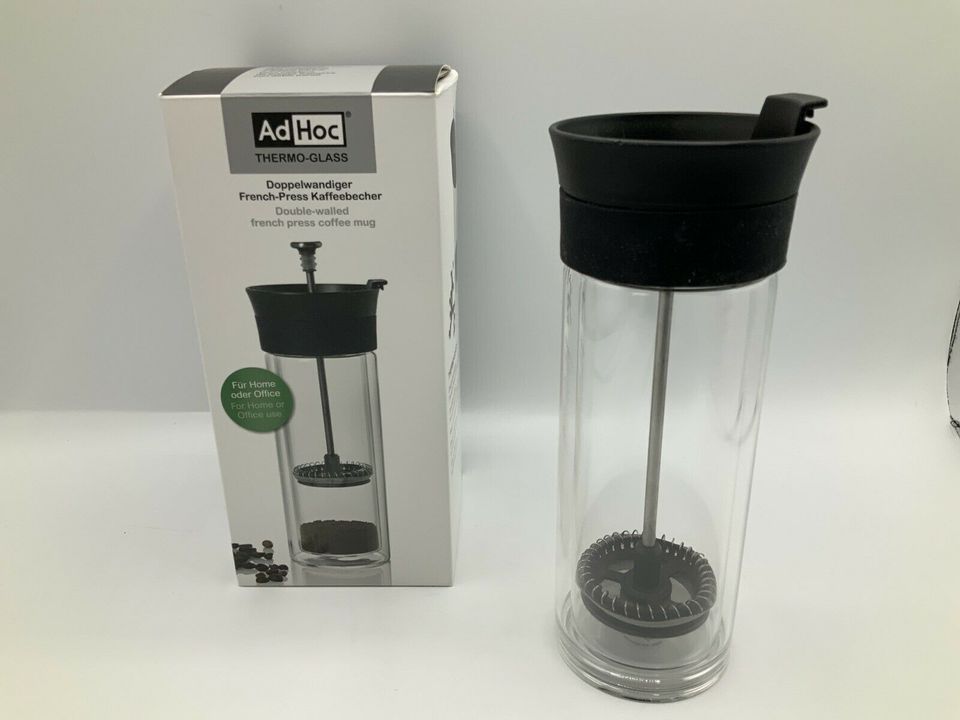 AdHoc Doppelwandiger French Press Kaffeebecher