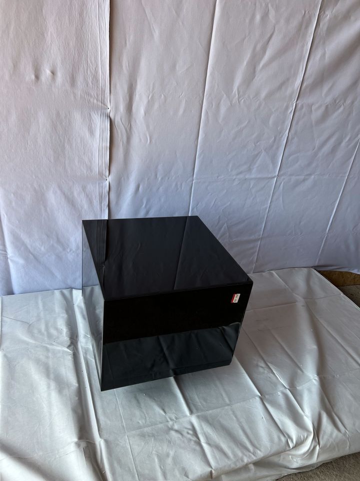 HK Living Mirror block table black M