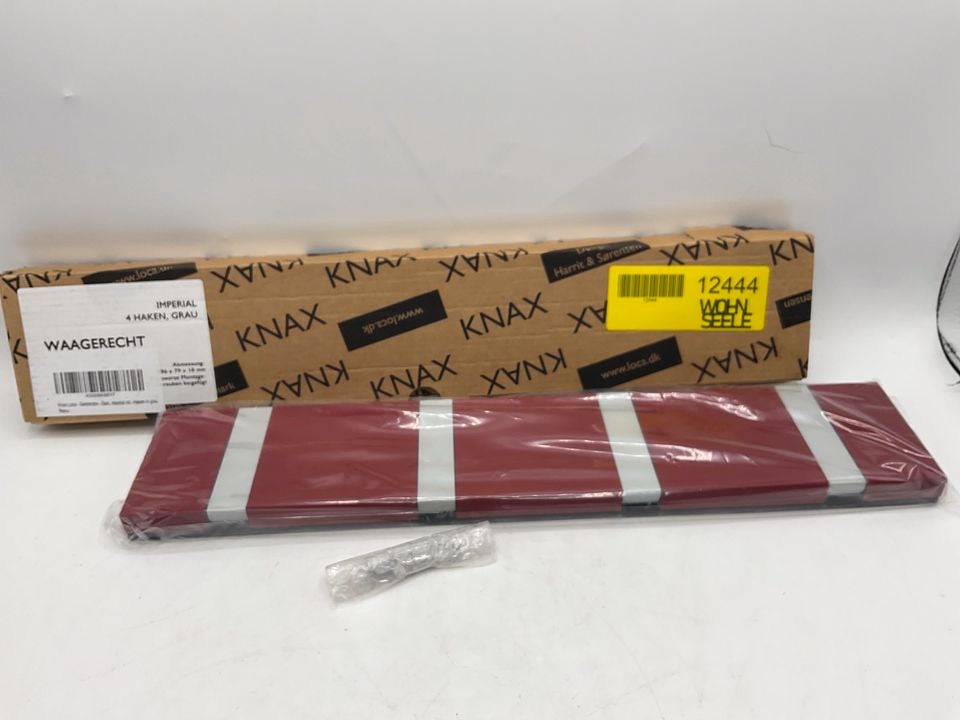 LoCa Knax 4 er Haken Imperial waagerecht rot