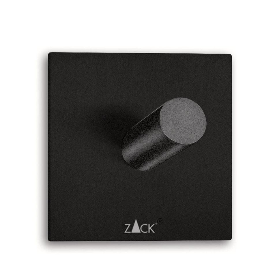 Zack Duplo Handtuchhaken schwarz